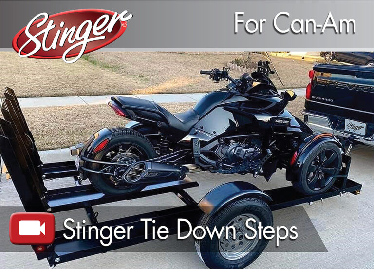 Stinger Trailer - Tie Down Procedure for Can-Am